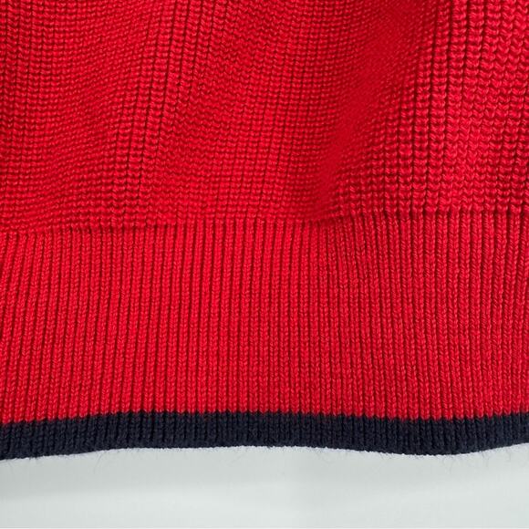Vintage Tommy Hilfiger Men's Red Sweater Vest XL - Picture 3 of 7